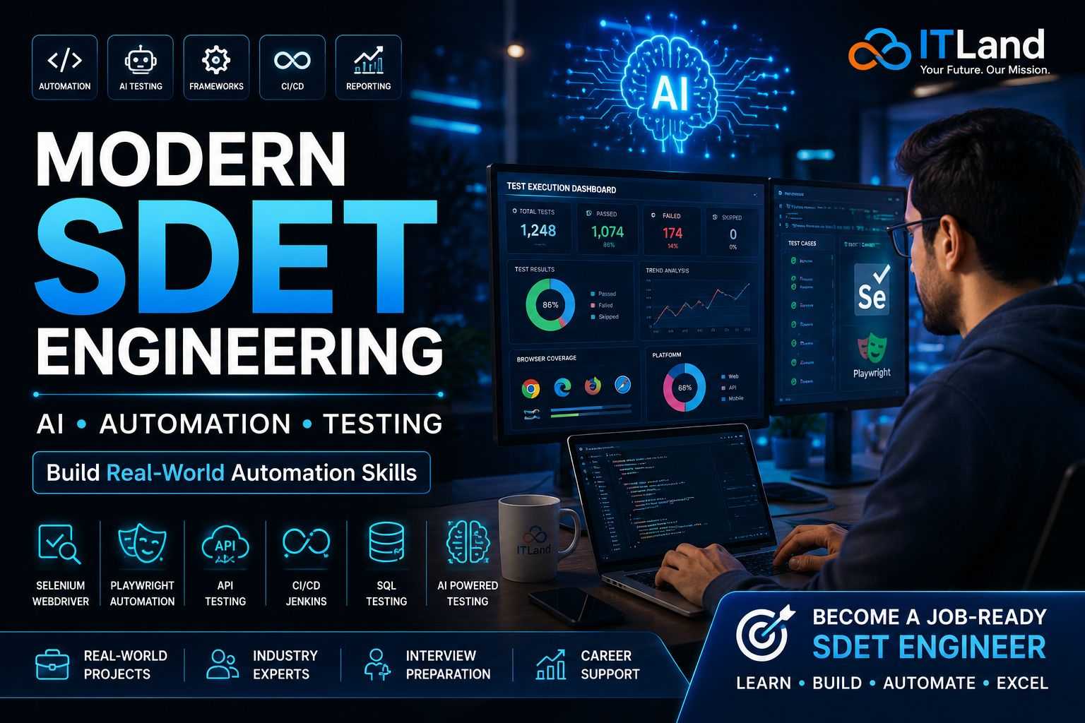 SDET Engineering with AI Automation